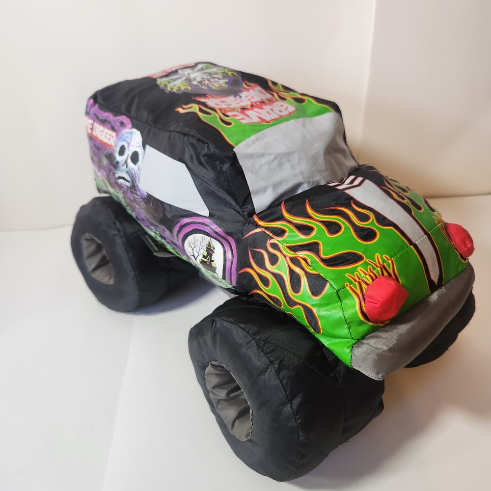 Monster Jam Grave Digger‎ Plush Monster Truck 4 Time Champion Bad To Bone